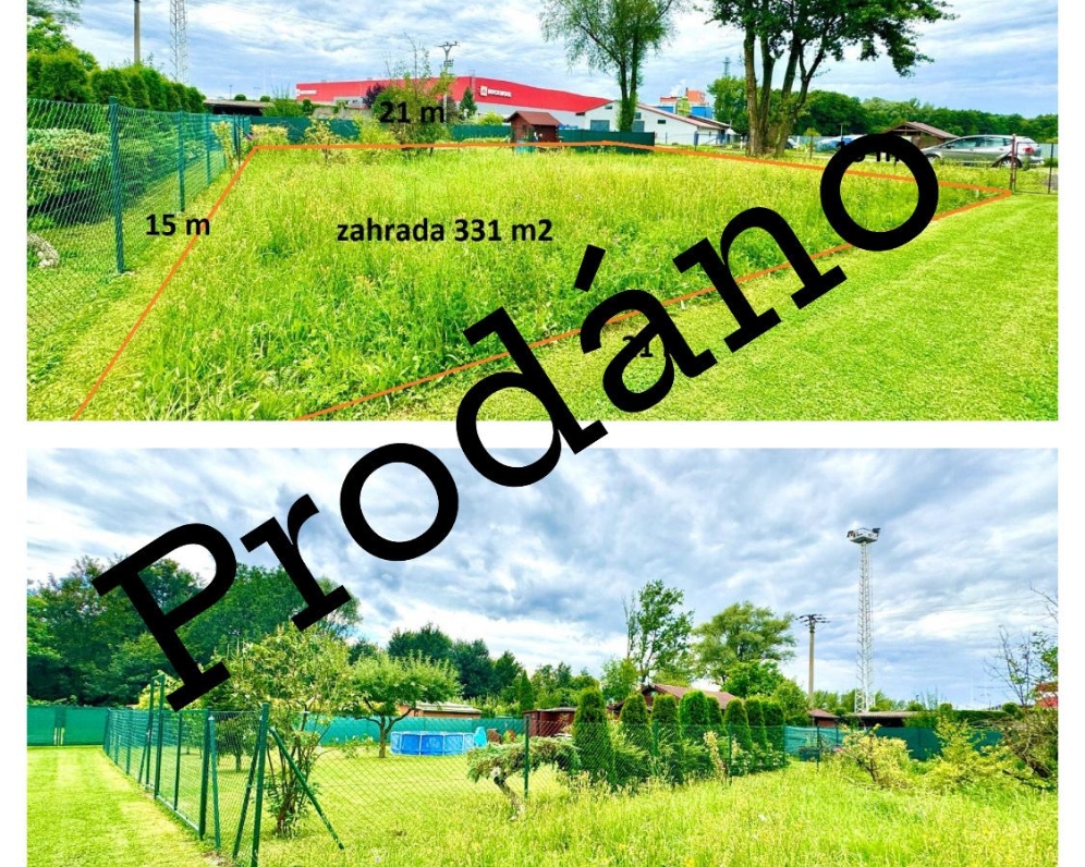 Prodáno, zahrada, Bohumín - Skřečoň