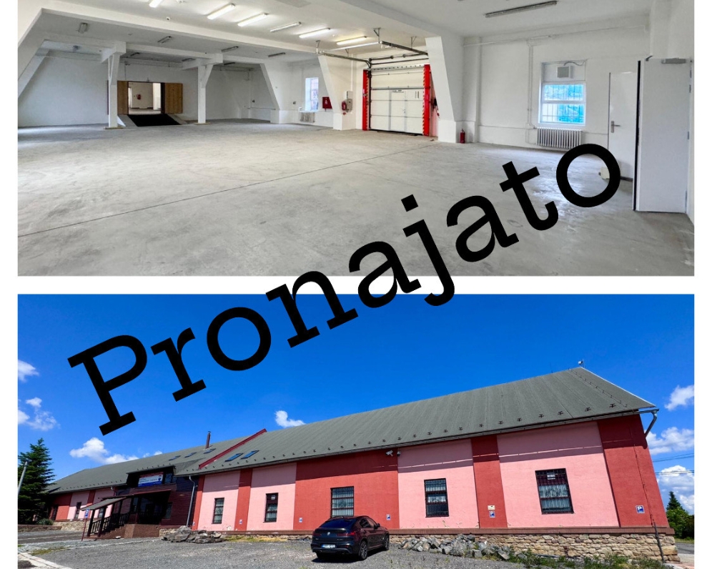 Pronajato, skladové prostory, Ostrava - Hošťálkovice